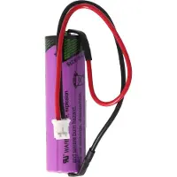 AccuCell Ersatzbatterie passend für die Testo Datenlogger 175-T1 Batterie mit Kabel und Stecker