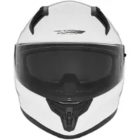 NOX Integralhelm N401 Weiß Glanz XXL mit Sonnenblende ECE 22-05