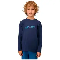 Mammut - Kid's Core Longsleeve Logo - Longsleeve Gr 128 blau