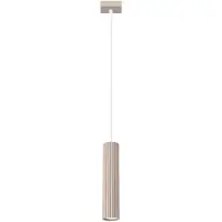 Sollux Pendelleuchte KARBON 1 taupe 1xGU10 10W Aluminium 118x8x8cm