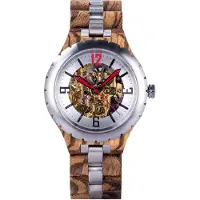 Edenholzer Holzuhr Herren Armbanduhr Automatik Lombok Holzarmband ED086-005