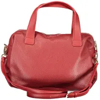 Valentino Stylische Damenhandtasche in Rot mit Recycling-Material und Details