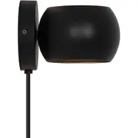 Nordlux Wandleuchte Belir up/down mit Stecker, schwarz