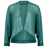 Vera Mont Blusenjacke ohne Verschluss in Dark Emerald | Gr.: 50