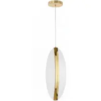 Toolight Hängeleuchte G131-Cp Gold 30X11X105Cm