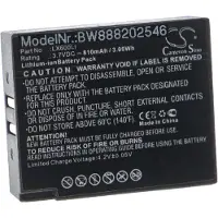 AccuCell Akku für Eartec HUB Systems Ultra LITE, Eartec LX600LI, 3.7V, 810mAh, 39,9x 33x10,9mm