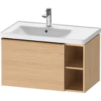 Duravit Waschtischunterschrank D-Neo 78,4x45,2cm, 1 A, B L, b geb/Eiche Nat