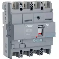Hager HNB202H Leistungsschalter Baugröße x250 4polig 40kA 200A TM N 60% geschützt