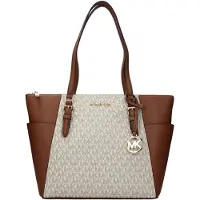 Michael Kors Schultertasche aus Leder in Beige 35T0GCFT3BVANILLA