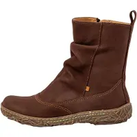 El naturalista für Damen. 2N722312E505_012 Angenehme braune Lederstiefeletten (39), Wohnung, Reißverschluss, Lässig