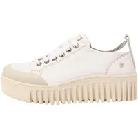 Art für Damen. 115341123003_017 Turnschuhe 1534 Nylon weiß (40), 3 bis 5 cm, Schnürsenkel, Lässig