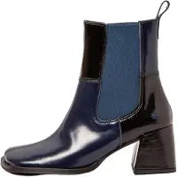Art für Damen. 1170711EH003_0MU Lederstiefeletten 1707 Verona schwarz (41), 3 bis 5 cm, Keine, Lässig