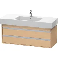 Duravit Waschtischunterschrank Ketho 120x45,5cm, Ei Nat, 2 Schubk., wandhängend