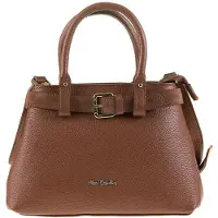 Pierre Cardin Handtasche Echtleder Grau Reißverschluss und abnehmbarer Schultergurt Grey UNICA 28.5x19x10 cm 55103-ANTRACITE