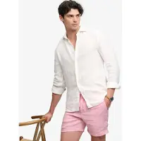 Superdry für Herren. M7110520A Kurze Hose Merchant Linen rosa (XS), Lässig, Leinen