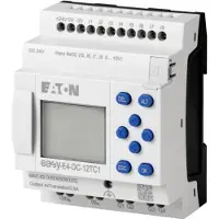 Eaton Power Quality Eaton 197213 Steuerrelais, erweiterbar, vernetzbar (Ethernet), 24 V DC, digital: 8, davon analog nutzbar: 4, Ausgänge Anzahl: Transistor: 4