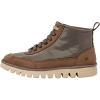Art Unisex. 115851120003_020 Graue Lederstiefeletten (45), Beige, Wohnung, 1 bis 3 cm, Schnürsenkel, Lässig
