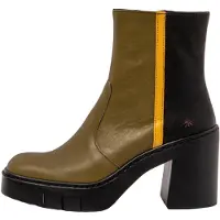 Art für Damen. 1197411VJ003_0MU Mehrfarbige 1974 Nappaleder-Stiefeletten -Absatzhöhe: 9cm (41), 8 bis 10 cm, Reißverschluss, Lässig
