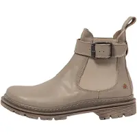 Art für Damen. 1189212SF003_020 1892 Nappaleder-Stiefelette Sesam/ Birmingham (42), Beige, Wohnung, 1 bis 3 cm, Lässig