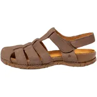 El naturalista Unisex. 2586211UN005_039 Leder Sandalen N5862 braun Tabernas (46), Wohnung, Klettverschluss, Lässig