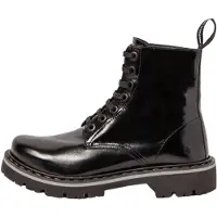 Art Unisex. 111661401003_001 Leder-Stiefeletten 1166 Marina schwarz (36), Wohnung, Schnürsenkel, Lässig