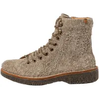 El naturalista für Damen. 25572PEV0005_020 Lederstiefeletten N5572P Volcano taupe (39), Beige, Wohnung, Reißverschluss, Lässig