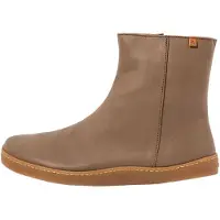 El naturalista für Damen. 2591811UN005_039 Stiefel N5918 Weiches Nappa Grau (41), Leder, Wohnung, Reißverschluss, Lässig