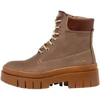 Art für Damen. 119671120003_020 Lederstiefeletten 1967 Amberes braun (40), 1 bis 3 cm, Reißverschluss, Lässig