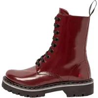 Art Unisex. 111671167003_008 Leder-Stiefeletten 1167 Marina burgundy (38), Wohnung, Reißverschluss, Lässig, Bordeaux