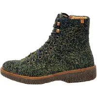 El naturalista für Damen. 25572PES0005_0B0 Lederstiefeletten N5572P Vulkangrün (38), Wohnung, Reißverschluss, Lässig