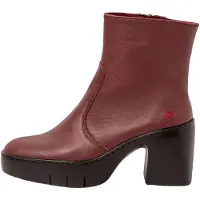 Art Stiefeletten mit Absatz Damen 1656 NAPPA BURDEOS/SOFIA Farbe Rot