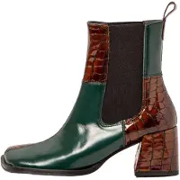 Art für Damen. 1170711F5003_0MU Leder-Stiefeletten 1707 Verona grün (36), 5 bis 8 cm, Keine, Lässig