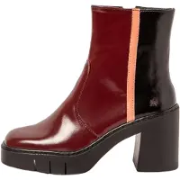 Art für Damen. 1197413EL003_0MU Lederstiefeletten 1974 Berna burgundy (40), 5 bis 8 cm, Reißverschluss, Lässig, Bordeaux