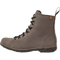 El naturalista für Damen. 2N9091110005_039 Angenehme graue Lederstiefeletten (38), Wohnung, Schnürsenkel, Lässig