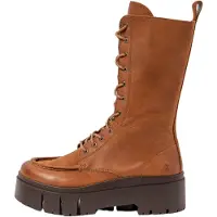 Art für Damen. 117681223003_023 Lederstiefel 1768 Leeds braun (41), 3 bis 5 cm, Reißverschluss, Lässig