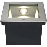 SLV DASAR 225 Outdoor Bodeneinbauleuchte, LED, 4000K, IP67, edelstahl 316