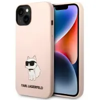 Karl Lagerfeld Klhcp14msnchbcp Iphone 14 Plus15 Plus 6.7 Silicone Choupette Handyhülle