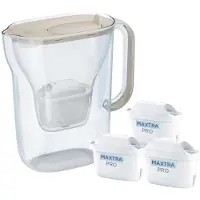 Brita Style Essential + 3 Maxtra Pro Pure Performance Wasserfilterkanne
