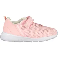 Carrera Rosa Mädchensneaker mit Elastik-Schnürsenkeln & Klettverschluss