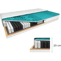 TEXTILOMANIE Kokosmatratze COCO MAXI 20 cm 180 x 200 cm Matratzenschutz: INKLUSIVE Matratzenschoner
