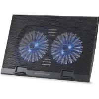 Conceptronic THANA02B, 43,2 cm (17 Zoll), 2 Stück(e), 12,5 cm, 1000 RPM, Schwarz, Eisen, Kunststoff