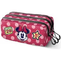 KARACTERMANIA Disney Minnie Class triple Federmappe
