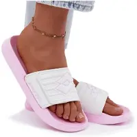 Lotto Badesandale , Damen, Gr. 38, rosa (rose, weiß), Synthetik, Schuhe Badesandale, mit praktischem Klettverschluß