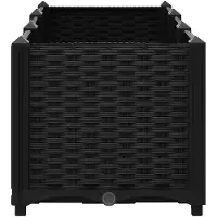 vidaXL Hochbeet 120x40x38 cm Polypropylen