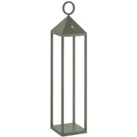 ROSSINI ILLUMINAZIONE PICNIC Tragbare LED-Tischleuchte 2,2 W IP54 2700 K CRI85 67 cm – Grün – Rossini Group – Design aus Aluminiumdruckguss