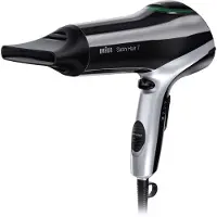 Braun Haartrockner Satin Hair 7 HD 710 mit IONTEC Technologie inklusive Styling Aufsatz schwarz