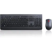 Lenovo 4X30H56816, Volle Größe (100%), Kabellos, RF Wireless, Schwarz, Maus enthalten