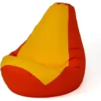 Go Gift Sako bag pouffe Pear red-yellow L 105 x 80 cm