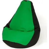 Go Gift Sako bag pouffe Pear black and green XL 130 x 90 cm