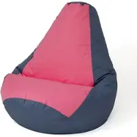 Go Gift Sako bag pouffe Pear grey-pink XL 130 x 90 cm